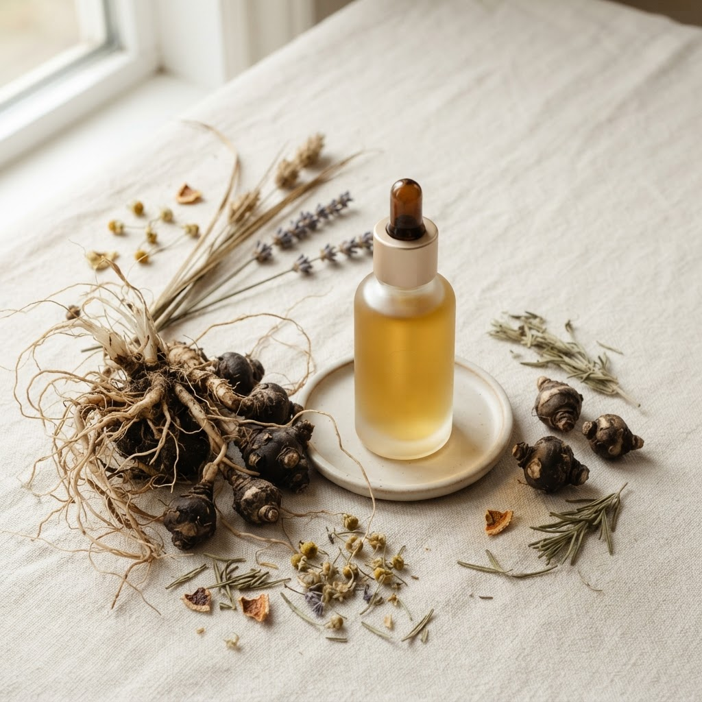Cyperus rotundus botanical ingredients